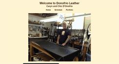 Desktop Screenshot of donofrioleather.com